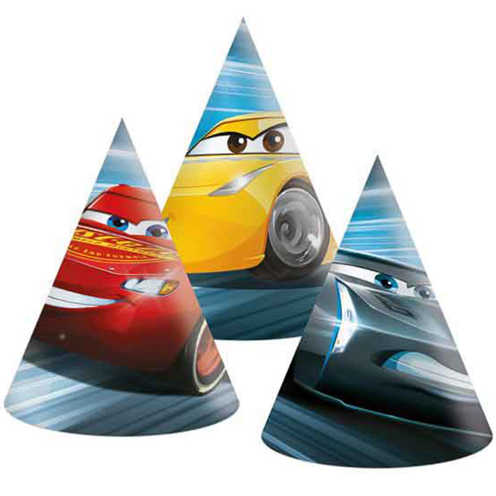 Disney Cars Party Hats 6 Pack (Victory is Mine) | Party Save Smile