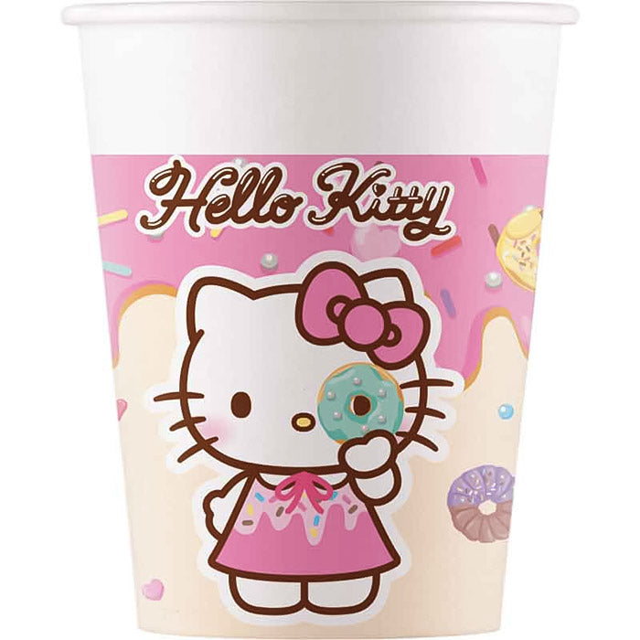 Hello Kitty & Kuromi Paper Party Cups 8 Pack | Party Save Smile