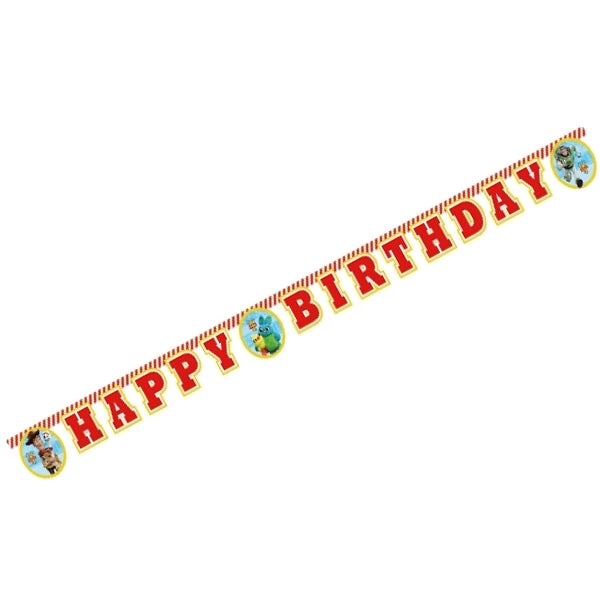Toy Story 4 Happy Birthday Party Banner | Party Save Smile
