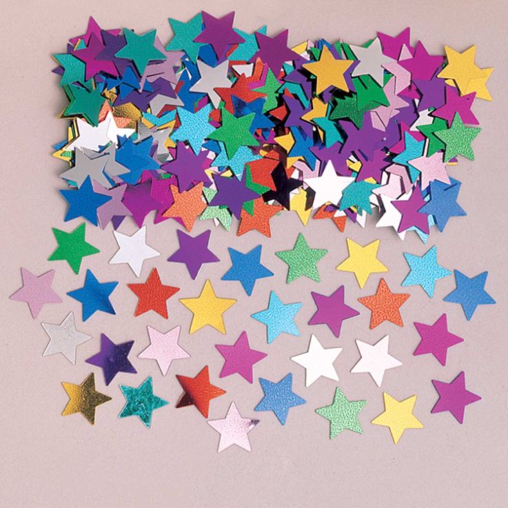 Multicoloured Stardust Confetti 14 Grams | Party Save Smile