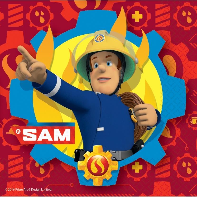 Fireman Sam Napkins Pack of 20 | Party Save Smile