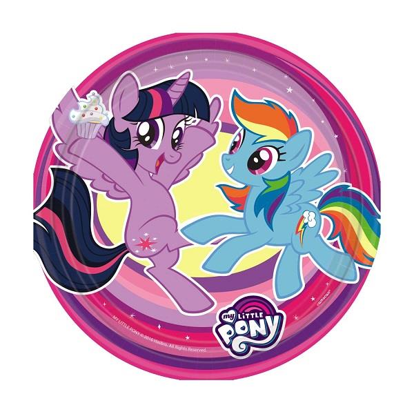 My Little Pony Party Plates Small Pack of 8 | Party Save Smile