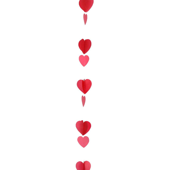 Red Heart Balloon Tail 1.25 Metres | Party Save Smile