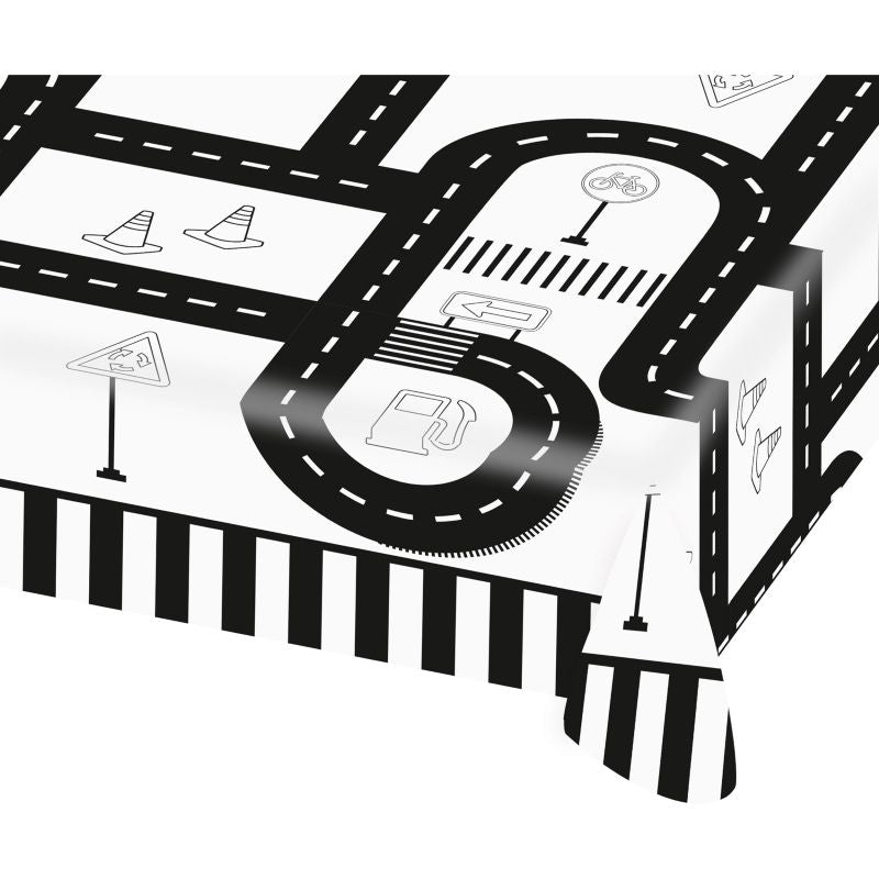 Road Vehicle Paper Party Tablecover Tablecloth 120 x 180cm | Party Save Smile