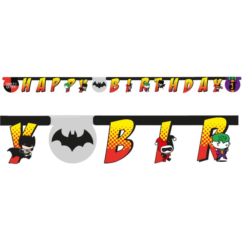 Batman vs Joker Party Kit with Balloons and Decorations