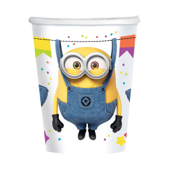 Minions Paper Cups Pack of 8 | Party Save Smile