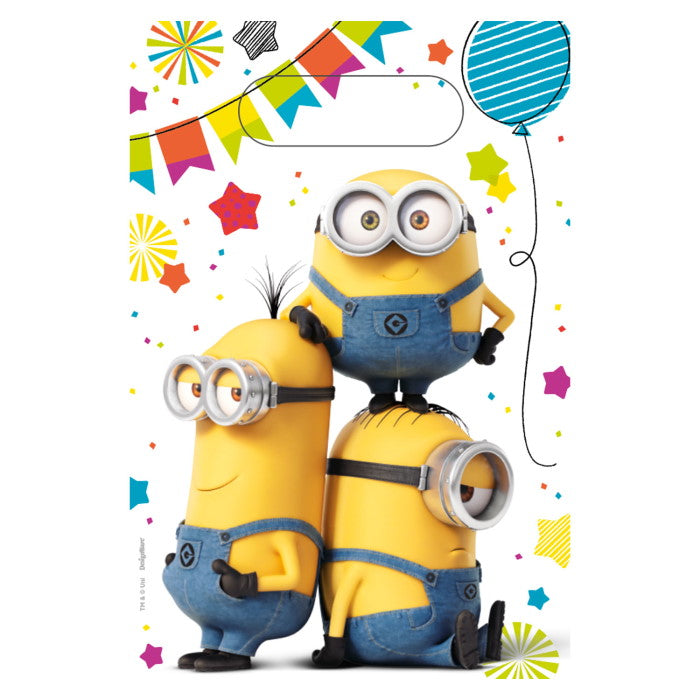 Minion Party Bags Pack of 8 | Party Save Smile