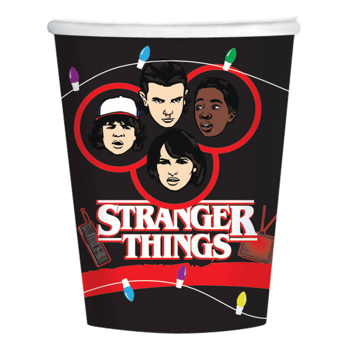Stranger Things Party Cups Pack of 8 | Party Save Smile