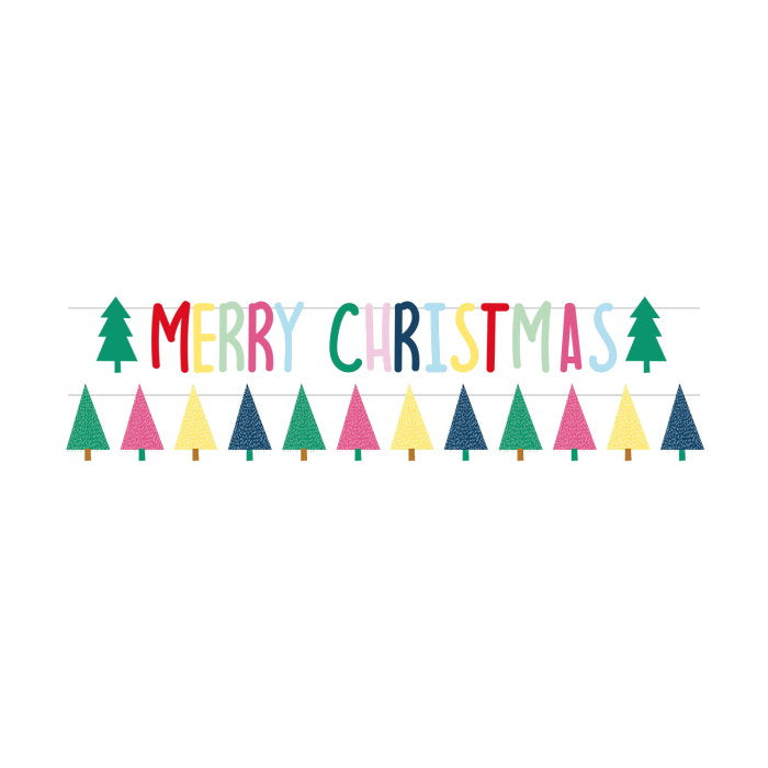 Christmas Tree Banner - Merry Christmas Pack of 2 | Party Save Smile