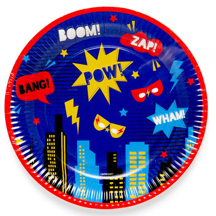 Superhero Comic Party Pack: Tableware Party Kit