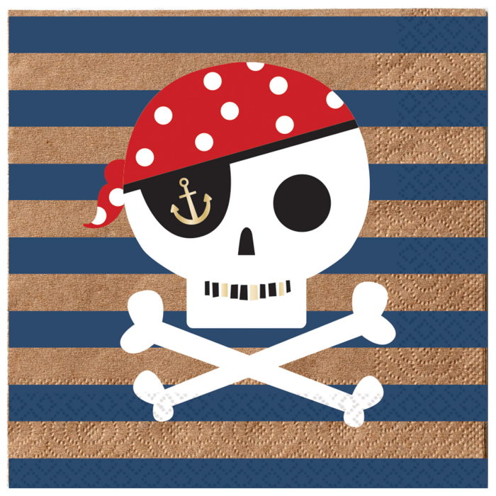 Pirate Treasure Party Pack: Tableware Party Kit