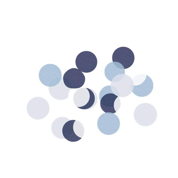 Blue Tissue Paper Confetti Decoration 10 Grams | Party Save Smile