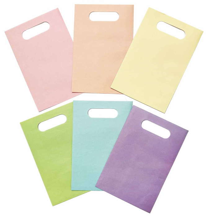 Pastel Paper Party Bags 6 Pack | Party Save Smile
