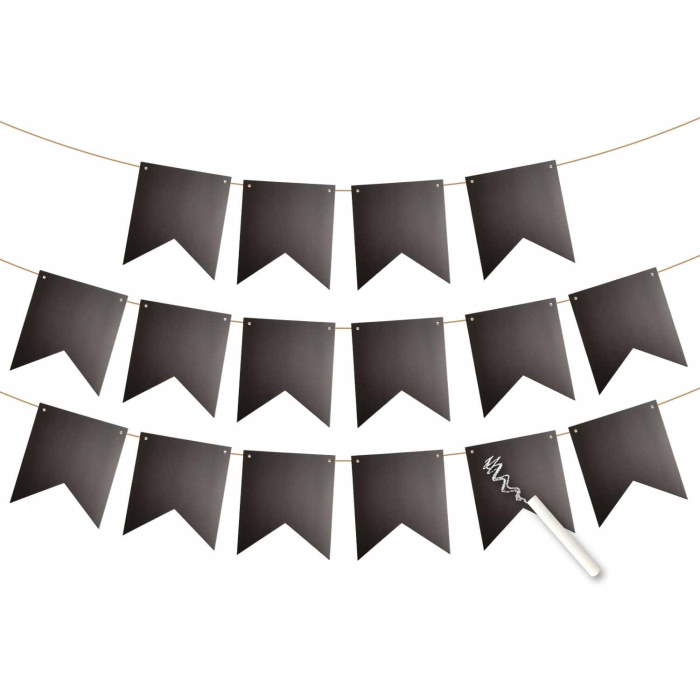 Chalkboard Personalisable Party Banner Decoration 3.2 Metres | Party Save Smile
