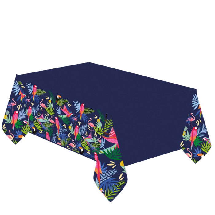 Tropical Toucan Party Tablecover Tablecloth 180 x 120cm | Party Save Smile
