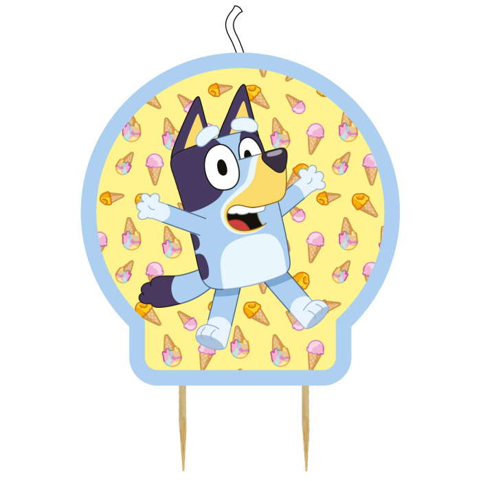 Bluey Birthday Cake Candle 10cm | Party Save Smile