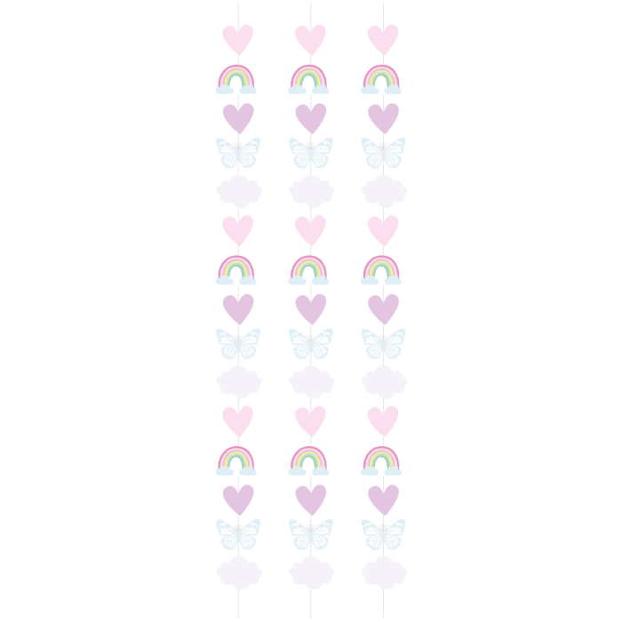 Fairy Princess String Decorations Pack of 3 | Party Save Smile