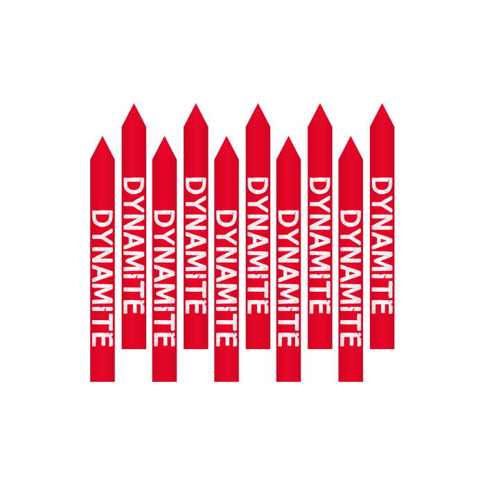 TNT Birthday Cake Candles Pack of 10 | Party Save Smile