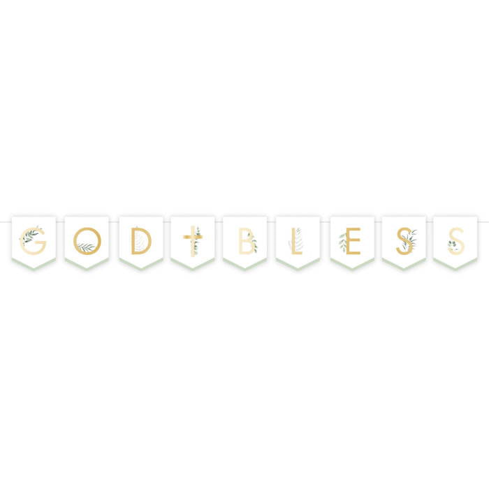 God Bless Banner 1.6 metres | Party Save Smile
