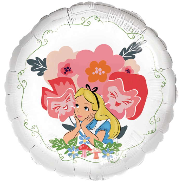 Alice In Wonderland Foil Balloons 18 inches | Party Save Smile