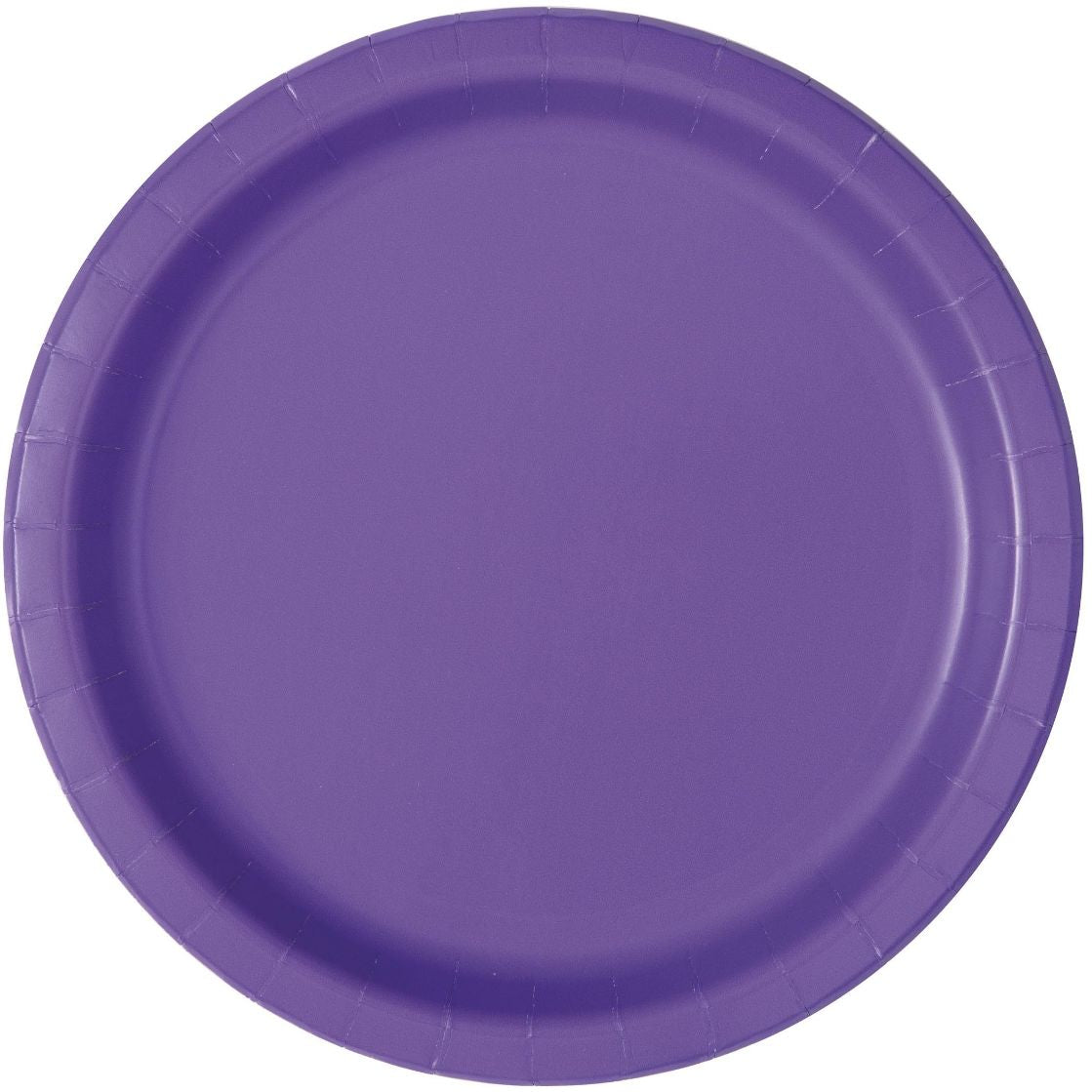 Neon Purple Party Cake Plates Pack of 20 | Party Save Smile