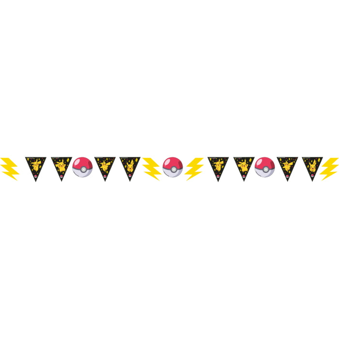 Pokemon Bunting Flag Banner 3.3 metres | Party Save Smile