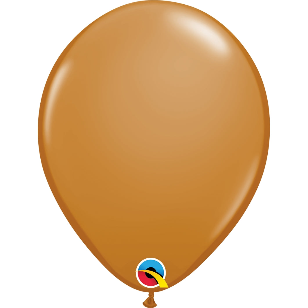 Mocha Brown Latex Balloons 11 Inch: Qualatex Decorator | Party Save Smile