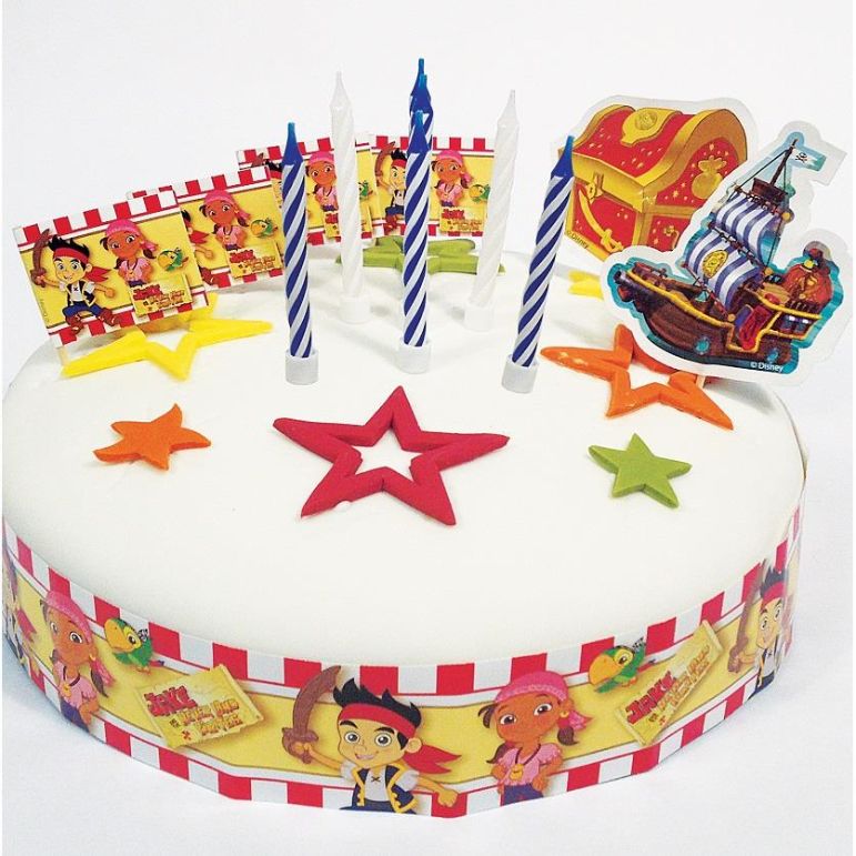 Jake Neverland Pirates 19pc Cake Decoration Set | Party Save Smile