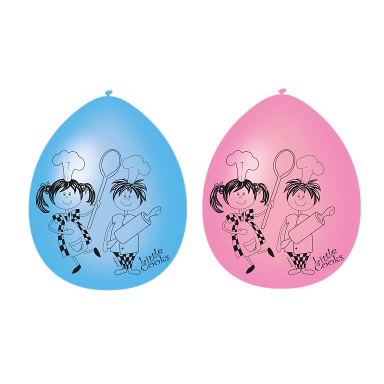 Little Cooks Party Latex Balloons Pack of 8 | Party Save Smile