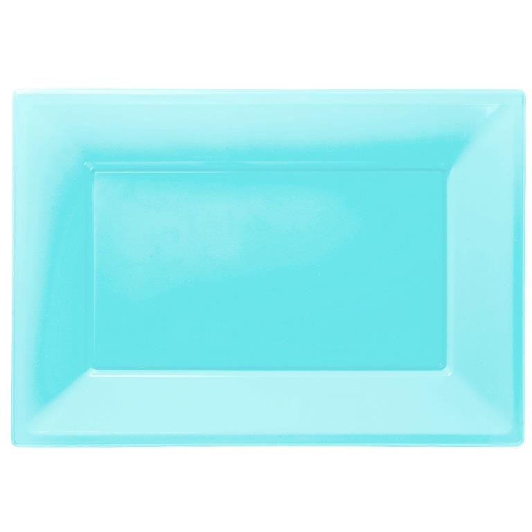 Light Blue Serving Platter Pack of 3 | Party Save Smile
