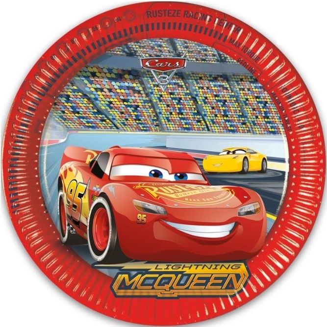 Disney Cars Party Plates Pack of 8 | Party Save Smile