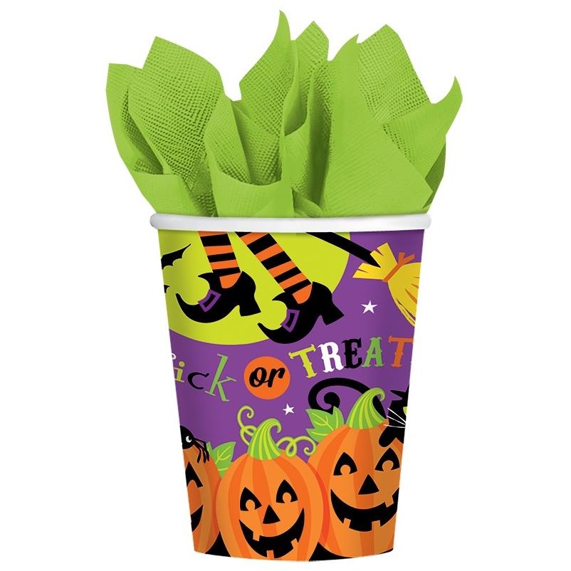 Witches Crew Halloween Party Cups Pack of 8 | Party Save Smile