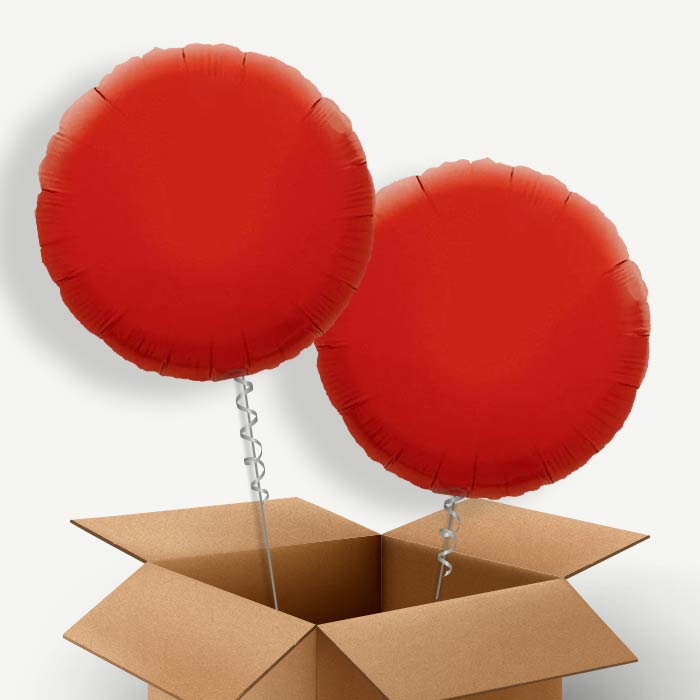 Red Circle Helium Balloon Couple | Party Save Smile