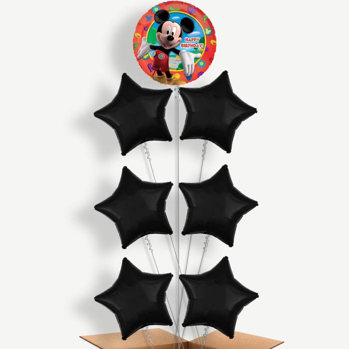 Mickey Mouse Happy Birthday Helium Balloon Arrangement | Party Save Smile