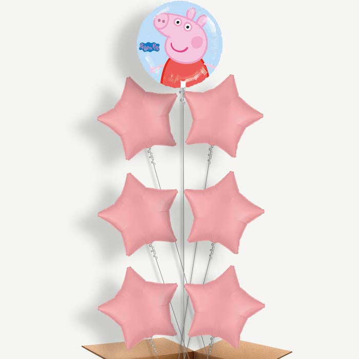Peppa Pig Balloon Arrangement Inflated with Helium | Party Save Smile