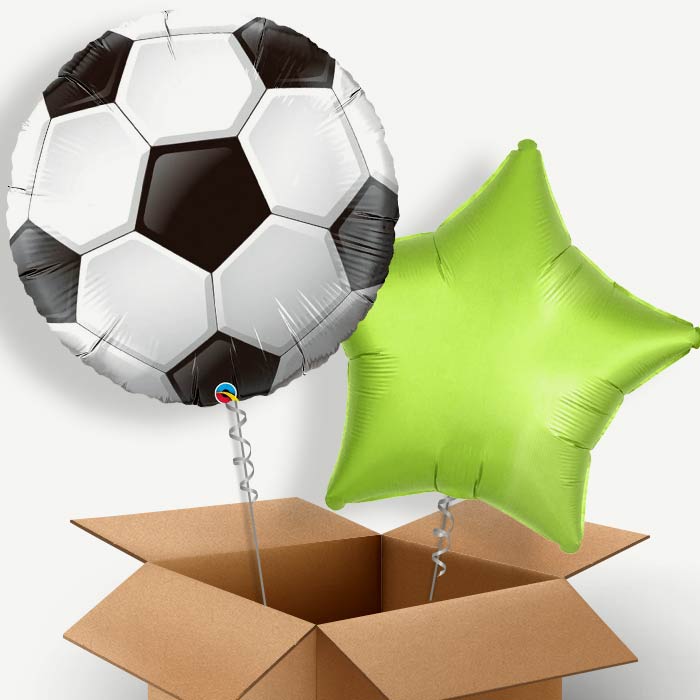 Football Helium Balloon Pair | Party Save Smile