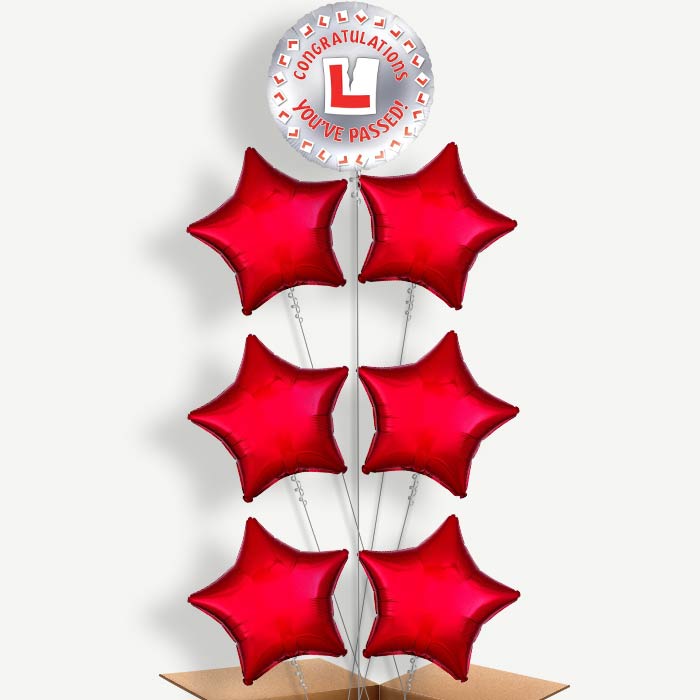 Passed Driving Test Balloon Arrangement Inflated with Helium | Party Save Smile