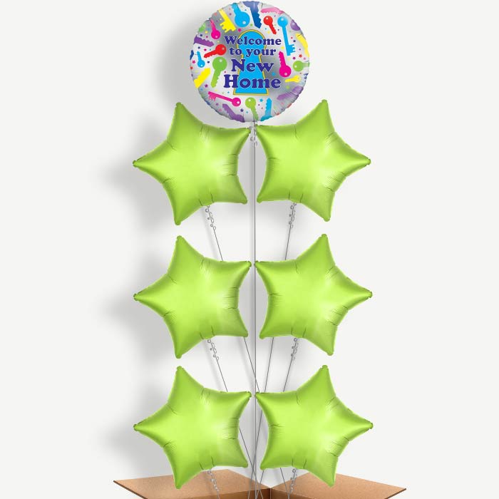 Welcome to Your New Home Helium Balloon Arrangement | Party Save Smile