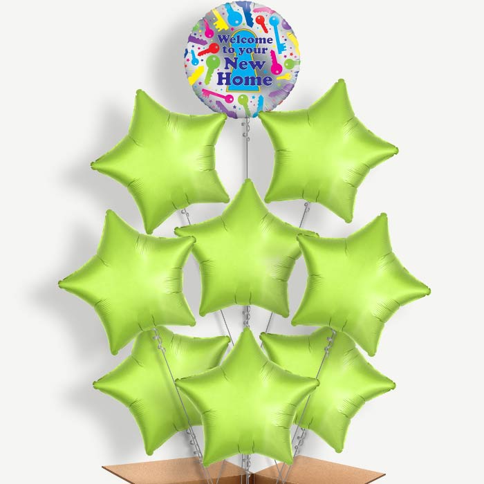 Welcome to Your New Home Helium Balloon Bundle | Party Save Smile