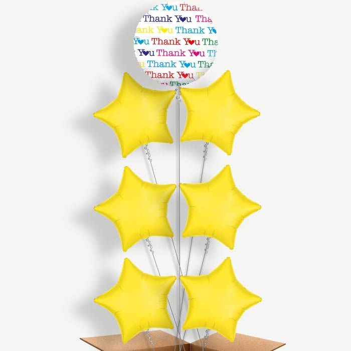 Thank You Heart Helium Balloon Arrangement | Party Save Smile