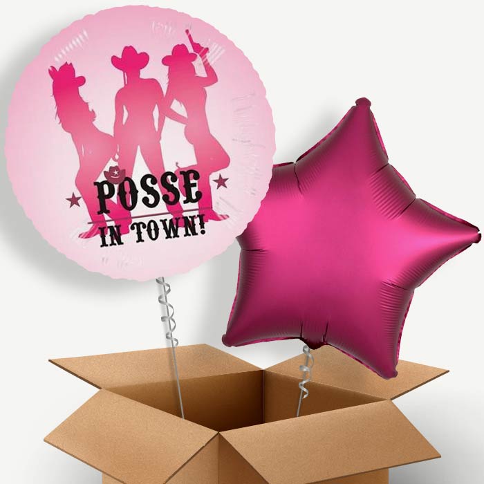 Hen Party Posse Helium Balloon Pair | Party Save Smile