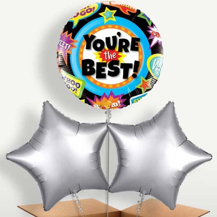 You're the Best Helium Bunch of Balloons | Party Save Smile