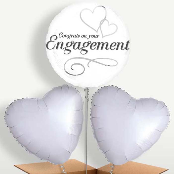 Congratulations Engagement Bunch of Balloons | Party Save Smile