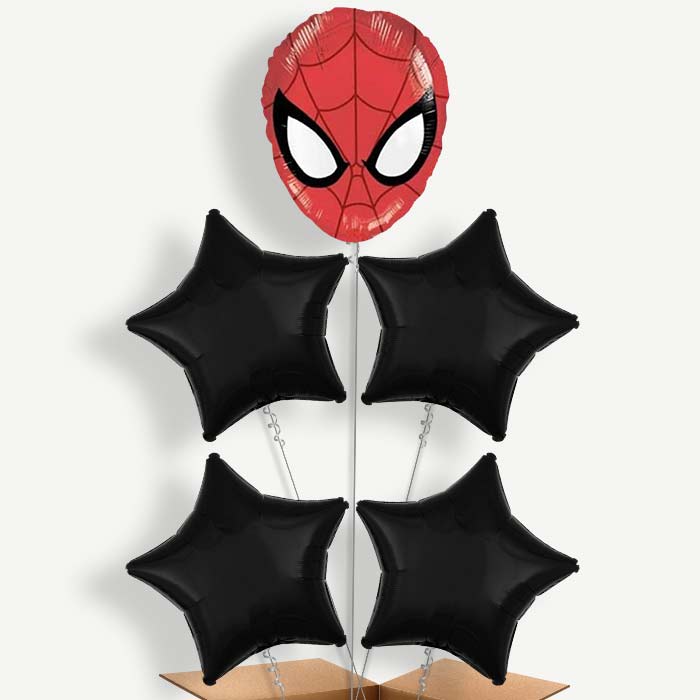 Spiderman Head Helium Balloon Cluster | Party Save Smile