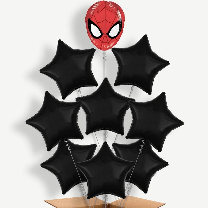 Spiderman Head Helium Balloon Bundle | Party Save Smile