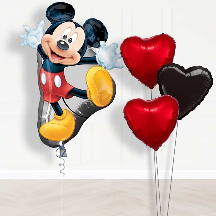 Mickey Mouse Balloon Bouquet in a Box - Plain Bouquet | Party Save Smile