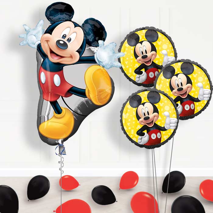Mickey Mouse Balloon Bouquet in a Box - Themed Bouquet and Latex | Party Save Smile
