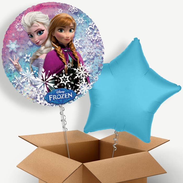 Frozen Snowflake Helium Balloon Duo | Party Save Smile