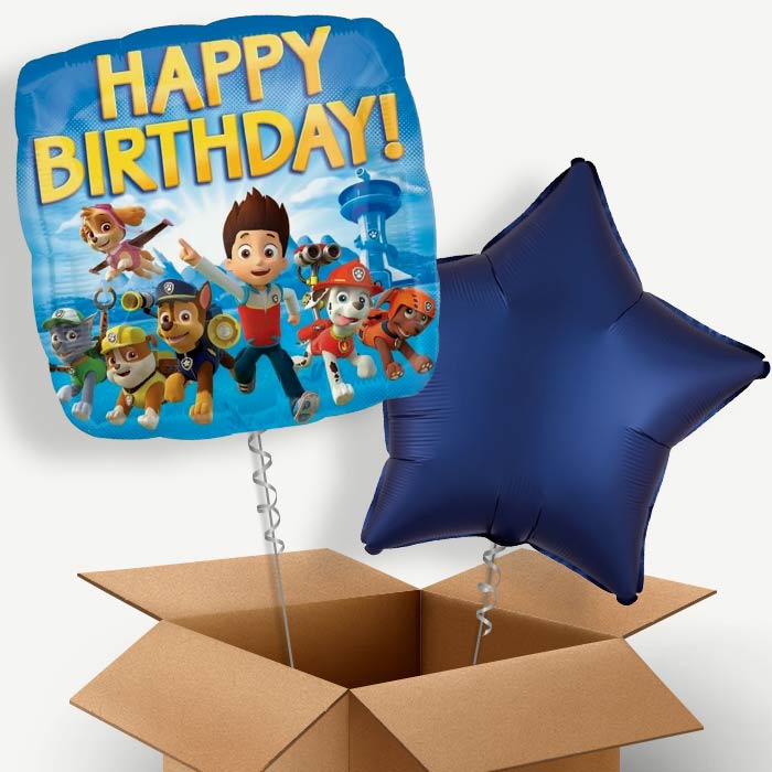 Paw Patrol Birthday Helium Balloon Couple | Party Save Smile