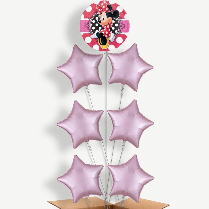 Minnie Mouse Polka Dots Helium Balloon Arrangement | Party Save Smile